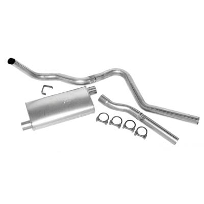 Dynomax - Dynomax 17450 2.5" Cat-Back Exhaust System Aluminized Steel