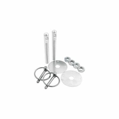 Allstar Performance - Allstar Performance ALL18500 Aluminum Hood Pin Kit Silver