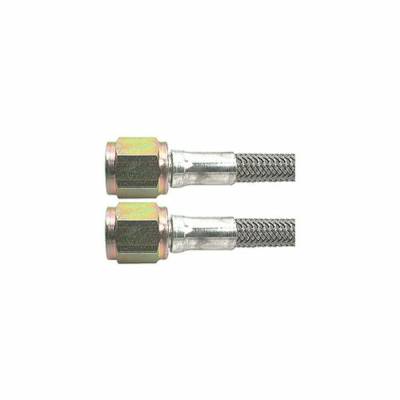 Allstar Performance - Allstar Performance ALL46400-18-5 18" #4 Braided Line -4 Straight/-4 Straight