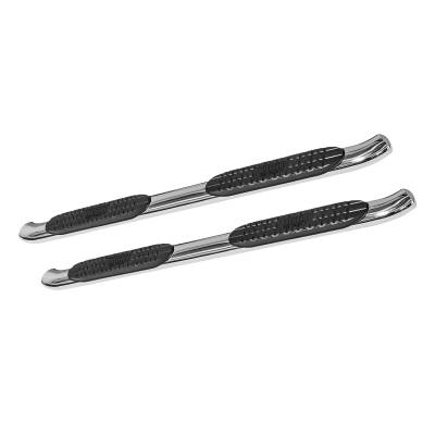 Westin - Westin 21-21400 Pro Traxx 4" Nerf Bars Polished for 07-14 Silverado/Sierra Std