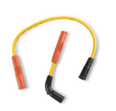 ACCEL - ACCEL 171112Y Motorcycle Spark Plug Wire for 09-15 Sportster XR1200 8mm Yellow