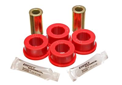 Energy Suspension - Energy Suspension 4.7129R Track Bar Bushing Set Rear Polyurethane Red