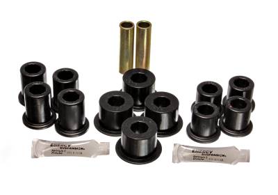 Energy Suspension - Energy Suspension 8.2107G Leaf Spring Bushing Set Polyurethane Black