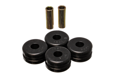 Energy Suspension - Energy Suspension 7.7102G Front Black Strut Rod Bushing Set for Nissan