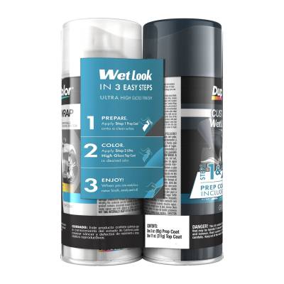Duplicolor Paint - Dupli-Color Paint CWRC885 Custom Wrap Wet Look Gunmetal Spray 11oz
