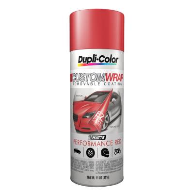 Duplicolor Paint - Dupli-Color Paint CWRC795 Red Custom Wrap Removable EZ Peel for Paint Or Rims