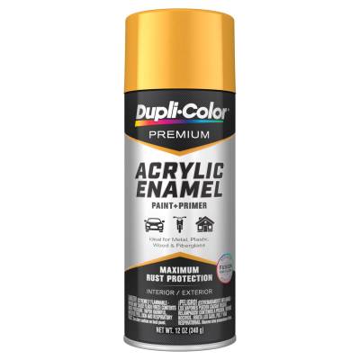 Duplicolor Paint - Dupli-Color Paint PAE109 Premium Acrylic Enamel Spray Paint Yellow 12Oz