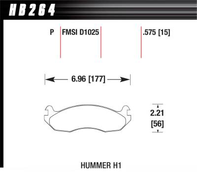 Hawk Performance - Hawk Performance HB264P.575 SD Super Duty Truck Brake Pads