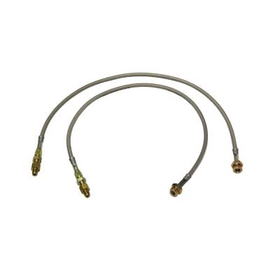 Skyjacker - Skyjacker FBL61 Stainless Steel Brake Line Front for 61-71 Dodge