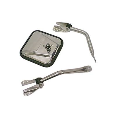 Omix - Omix 11011.01 Chrome Mirror Head for Jeep CJ Models
