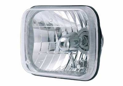 Rampage - Rampage 5081127 Universal 200mm Rectangular Halogen Headlight Lamp