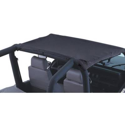 Rampage - Rampage 93317 California Brief Soft Top Partial Sunshade for 97-06 Wrangler TJ