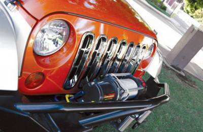 Rampage - Rampage 87511 Chrome Grille Inserts for 07-18 Jeep Wrangler JK