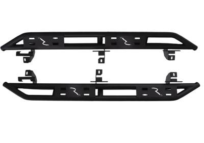 Rampage - Rampage 88735 SRS Side Bar RockerGuards Crawler Style Step for 18-26 Wrangler JL