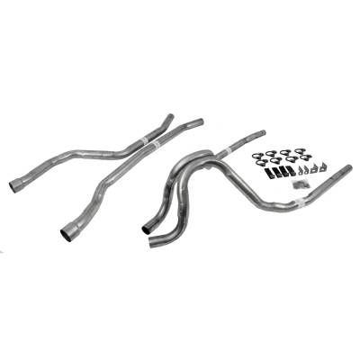 Dynomax - Dynomax 2.25" Header-Back Exhaust System Aluminized Steel 89017