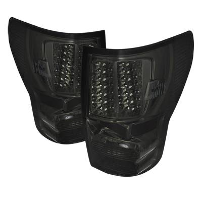 xTune Auto - xTune Auto 5070890 LED Taillights Chrome/Smoked