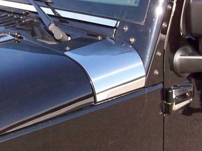 Quality Automotive Accessories - Quality Automotive HD47085 Roof Rack Trim Kit for Jeep Wrangler