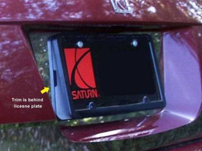 Quality Automotive Accessories - Quality Automotive LP45410 License Plate Bezel 05-07 Saturn Ion