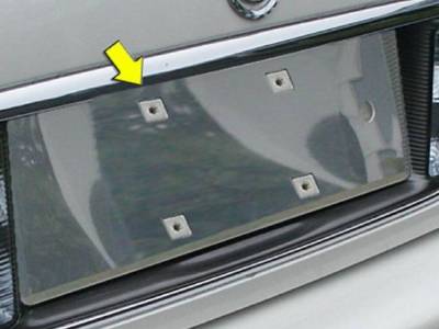 Quality Automotive Accessories - Quality Automotive LP40245 License Plate Bezel 00-05 Cadillac DeVille