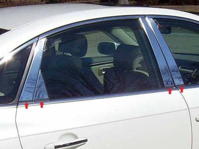 Quality Automotive Accessories - Quality Automotive PP26357 Pillar Post Kit for 06-11 Hyundai Azera