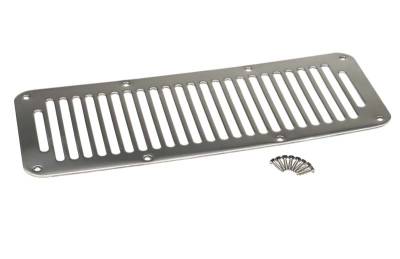 Kentrol - Kentrol 30458 Polished Hood Vent 8-Holes for 78-95 Jeep Wrangler YJ CJ5/CJ7/CJ8