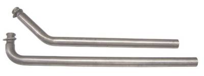 Pypes Performance Exhaust - Pypes DGU14S Stainless Steel Manifold 2.5" Downpipes 3 Bolt for 64-74 Chevy