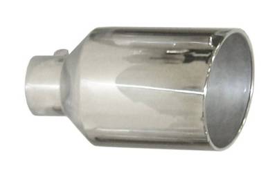 Pypes Performance Exhaust - Pypes EVT510 Exhaust Tail Pipe Tip 5" ID x 10" OD x 18" L Bolt On Hardware