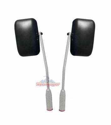 Steinjager - Steinjager Poly Insert Side Mirror Kit-Gray Hammer for Wrangler JK J0041451