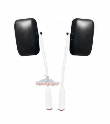Steinjager - Steinjager Poly Insert Side Mirror Kit-Cloud White for Wrangler JL J0048099