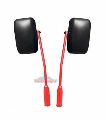 Steinjager - Steinjager Poly Insert Side Mirror Kit Red Baron for Wrangler JL J0048087