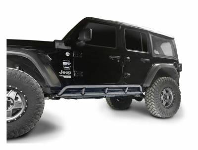 Steinjager - Steinjager Bare Knuckles Rock Sliders-Bare for Wrangler JL 4DR J0049205