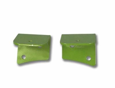 Steinjager - Steinjager A-Pillar Light Brackets-Gecko Green for Wrangler JK J0049168