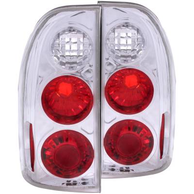 Anzo USA - Anzo USA 211135 Chrome Euro Clear Lens Taillight Set for 99-04 Suzuki Vitara