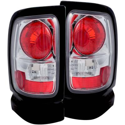 Anzo USA - Anzo USA 211046 Chrome Euro Clear Lens Taillight Set for Ram Trucks