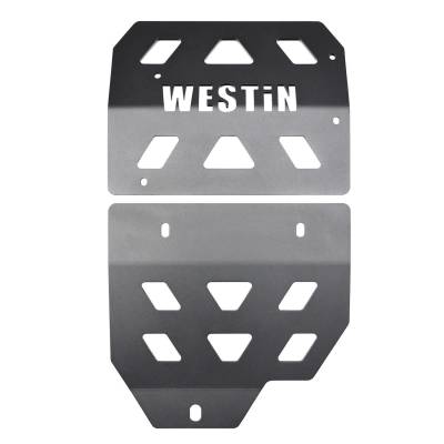 Westin - Westin 42-21075 Transmission Pan Skid Plate for 18-26 Jeep Wrangler JL GAS