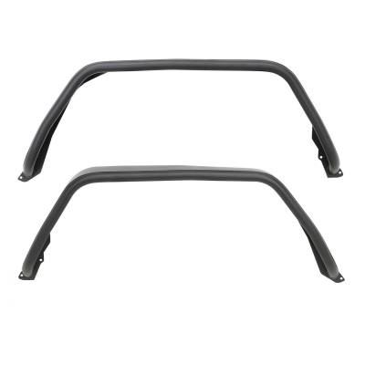 Westin - Westin 62-1065 Tube Fenders Rear Pair Steel Textured Black Finish Tube Fenders