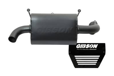 Gibson Performance Exhaust - Gibson Performance 98020 Polaris UTV Single Exhaust