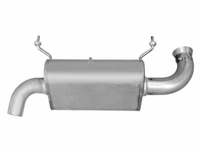 Gibson Performance Exhaust - Gibson Performance 98027 Polaris UTV Single Exhaust