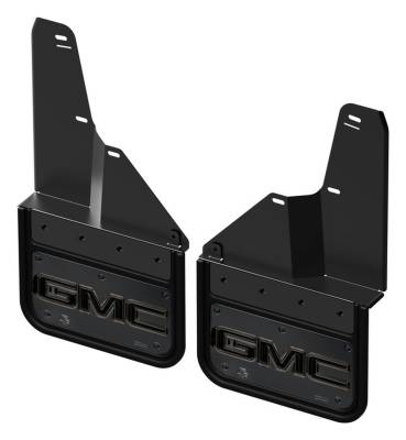 Gatorback - Gatorback 12" Black Front Mud Flaps GMC Sierra HD GCAA200F-GMG2