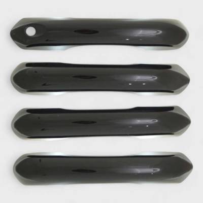 Trim Illusion - Trim Illusion DH6309BLK Front/Rear Door Handle Covers Black Ford Explorer