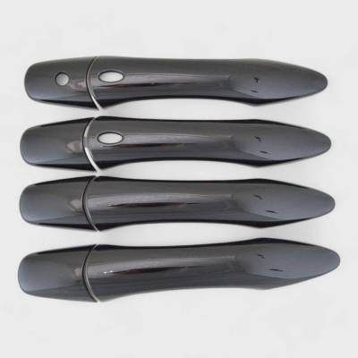 Trim Illusion - Trim Illusion DH6311BLK Front/Rear Door Handle Covers Black for Armada/QX80