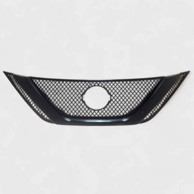 Trim Illusion - Trim Illusion ABS6466BLK Black Front Grille Overlay for 16-19 Nissan Sentra