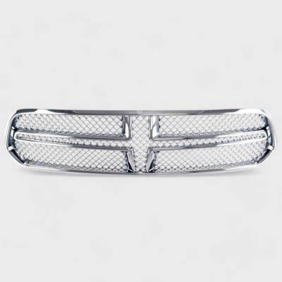 Trim Illusion - Trim Illusion ABS435 Chrome Front Grille Overlay for 14-20 Durango