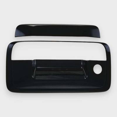 Trim Illusion - Trim Illusion TG6157BLK Rear Tailgate Handle Cover Black Silverado/Sierra 1500