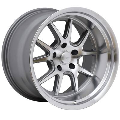 Rocket Racing Wheels - Rocket Racing Wheels Attack 18x12 5x5.0 -25.3mm Titanium TTR19-827355