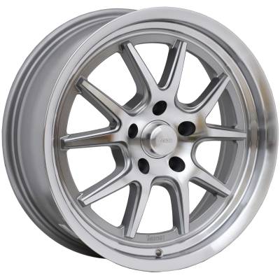 Rocket Racing Wheels - Rocket Racing Wheels TTR19-876545 Attack Wheel 18x7 5x4.5 12.7mm Titanium