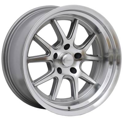 Rocket Racing Wheels - Rocket Racing Wheels Attack 18x9 5x4.75 -12.3mm Titanium TTR19-896145