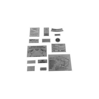 Scott Drake - Scott Drake DK-27 1967 Ford Mustang Engine Decal
