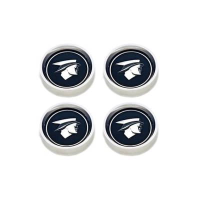 Scott Drake - Scott Drake C7WY-1130-BLK Wheel Cap Set for 67-68 Ford Mustang