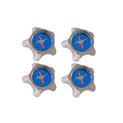 Scott Drake - Scott Drake C7ZZ-1130-AK 1967 Ford Mustang Wheel Cap Set
